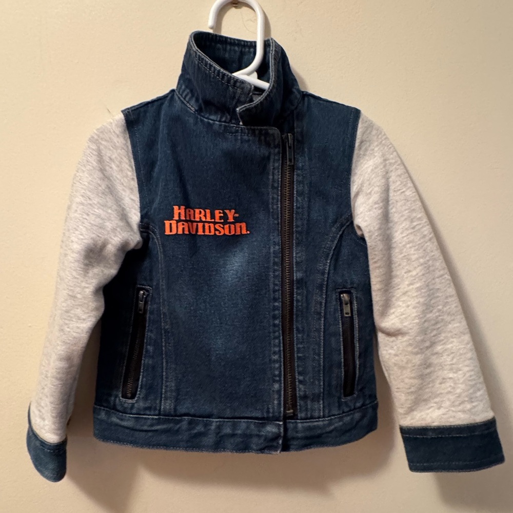 Toddler Harley-Davidson Denim Jacket – Size 4 | Jean Jacket